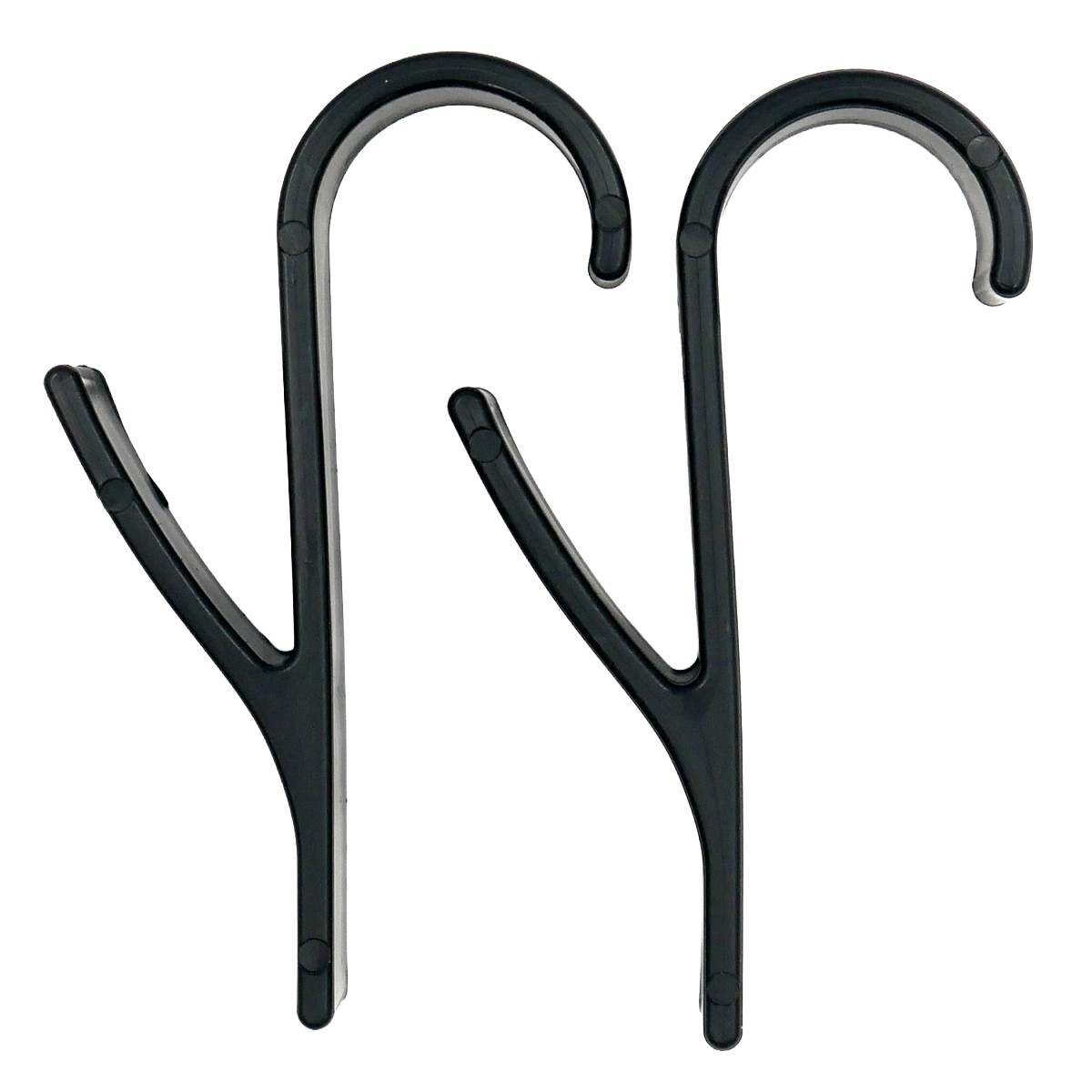 Wieszak na kaloryfer czarny - 2 sztuki